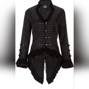 NEW Victorian Steampunk Gothic Tailcoat Corset Jacket XXL ( Large) NWT